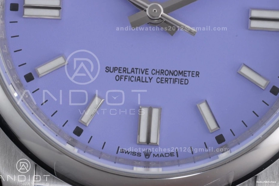 Best VR Dial Steel Casual Perpetual 126000 962 1:1 Lavender KRF 36mm 904L Edition Oyster 0104